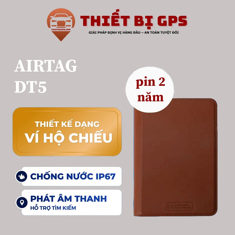 Thiết bị định vị DT5 Ngọc Minh – Dạng ví hộ chiếu thông minh, bảo vệ tài sản mọi lúc mọi nơi