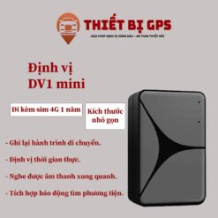 THIẾT BỊ ĐỊNH VỊ DV1 MINI – THIẾT BỊ ĐỊNH VỊ KHÔNG DÂY, DỄ DÀNG LẮP ĐẶT NHIỀU VỊ TRÍ XE